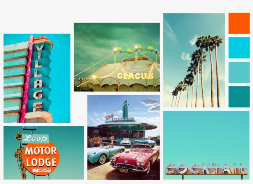 Moodboard 2 - Circus Ii Canvas Print - Small By The Last Sparrow, transparent png