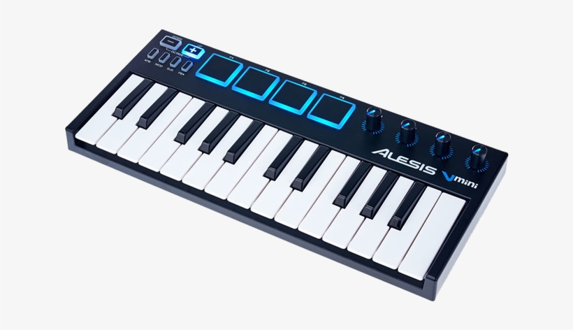 Alesis V Mini Portable 25 Key Usb Midi Controller - Akai Synthstation 25 Iphone Controller Keyboard, transparent png