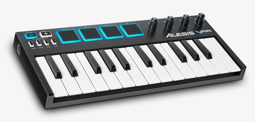 Alesis Vmini Portable 25 Key Usb Midi Controller - Alesis V Mini Portable 25-key Usb Midi Controller, transparent png