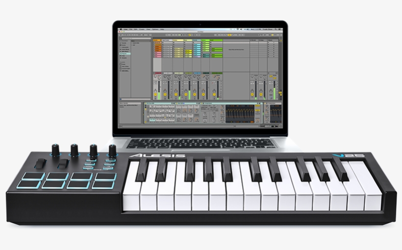 Alesis V25 Midi Keyboard Controller, transparent png
