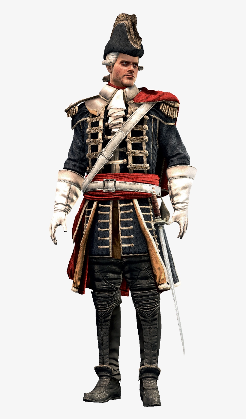 Ac4 British Captain Render - Assassin's Creed Black Flag British, transparent png