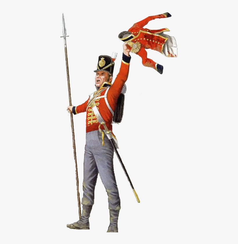 21st Foot - Foot Guards At Waterloo, transparent png