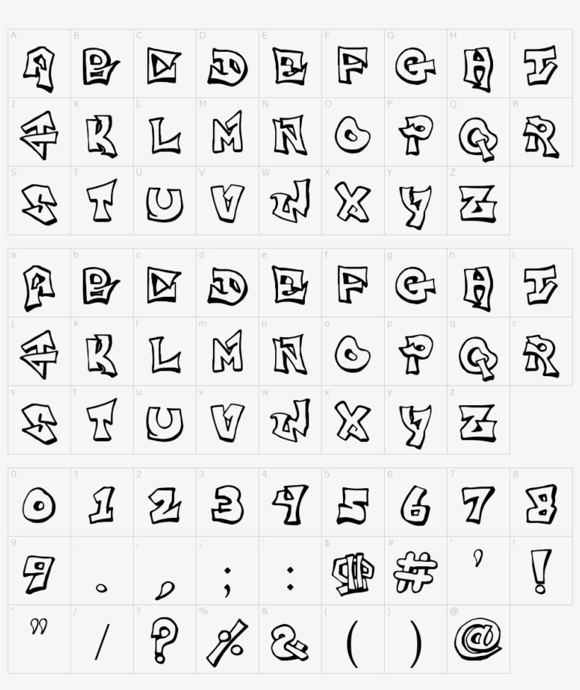 Font Characters - Similar To Gold Panda Font, transparent png