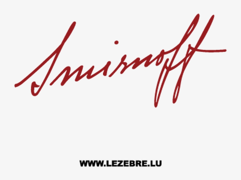 Smirnoff Signature Decal - Smirnoff, transparent png