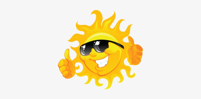 Summer Programs Information - Sun With Sunglasses Logo, transparent png