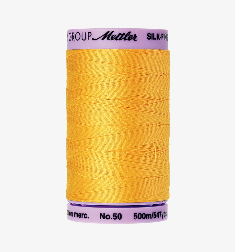 Summersun 547 Yard Spool - Mettler Silk Finish Cotton Thread 50wt, 547-yard, Muslin, transparent png