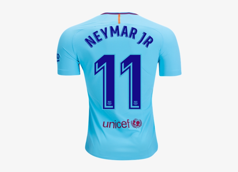 Barcelona 17/18 Away Men Football Shirt Neymar Jr - Barcelona Away Vapor Match Shirt 2017-18, transparent png