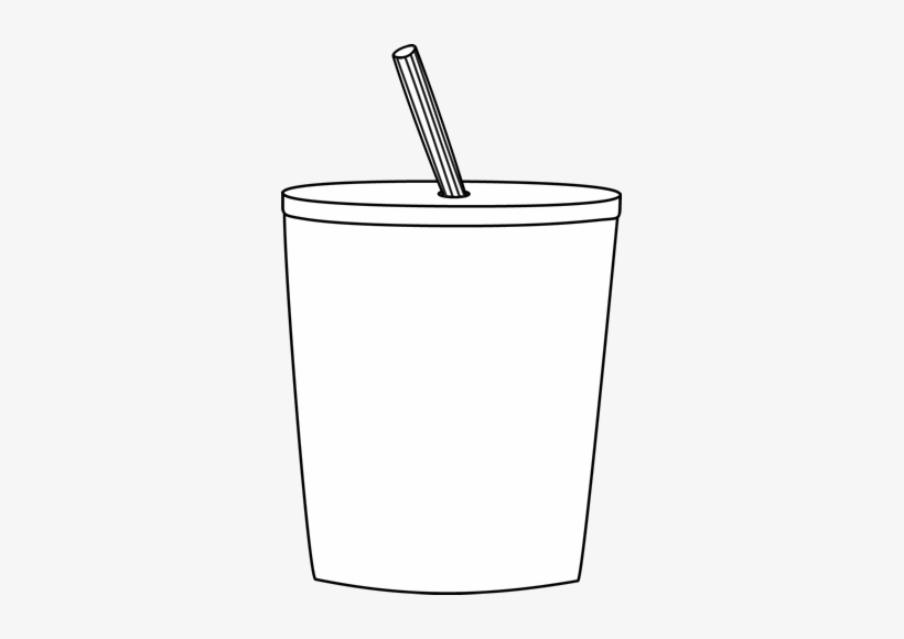 Clipart Glasses Glass Cup - Png Cup With Straw Clip Art, transparent png