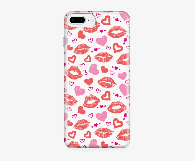 Lips And Hearts Case - Lip, transparent png