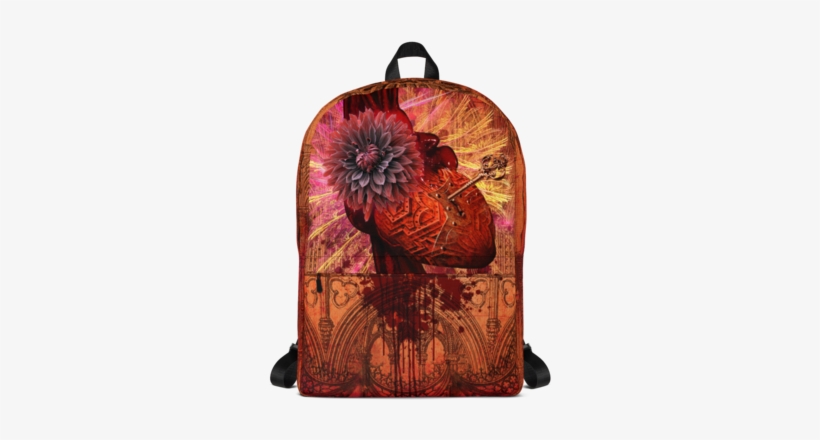 Gothic Heart Backpack - Backpack, transparent png