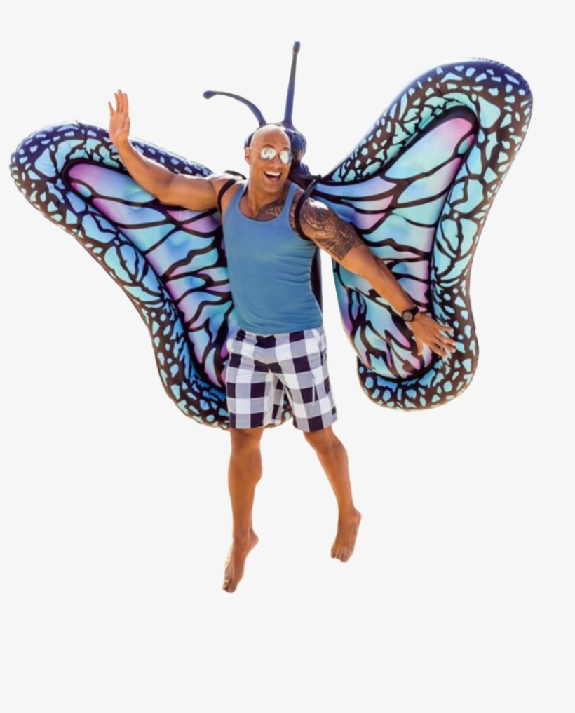 Personthe - Girl Wearing Butterfly Wings, transparent png