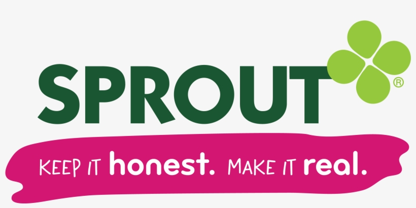 Spr Logo Khmr Smear - Sprout Organic Foods Logo, transparent png