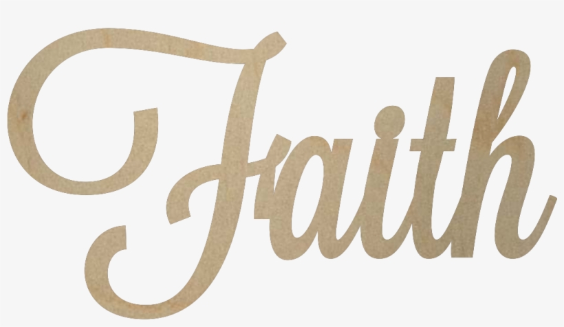 Faith Wooden Word Cutout - Wall Sticker Faith And Love, transparent png