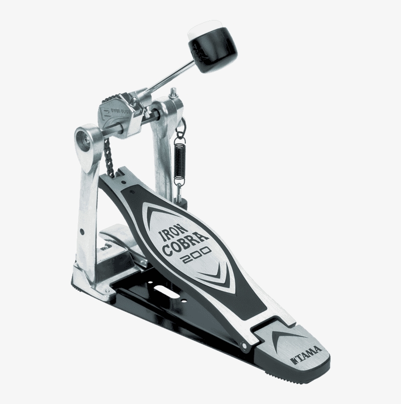 Tama Iron Cobra 200 Series Single Drum Pedal - Tama Hp200p Iron Cobra 200 Series Single Bass Drum, transparent png