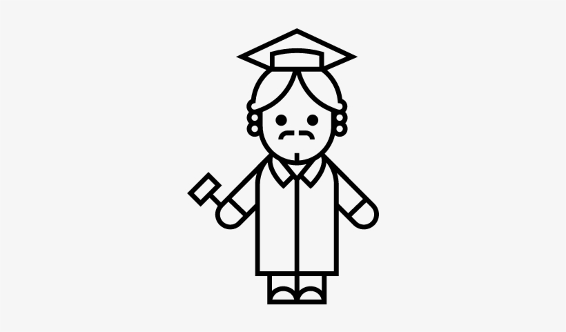 Judge With Hammer Vector - Sisccors And Comb Logo, transparent png