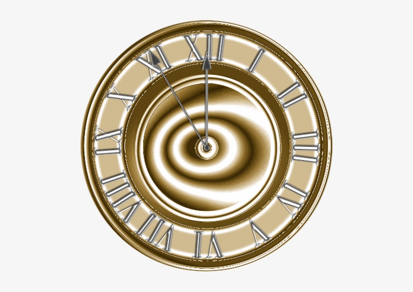 Pendule Png, Minuit, Nouvel An - Spiral, transparent png