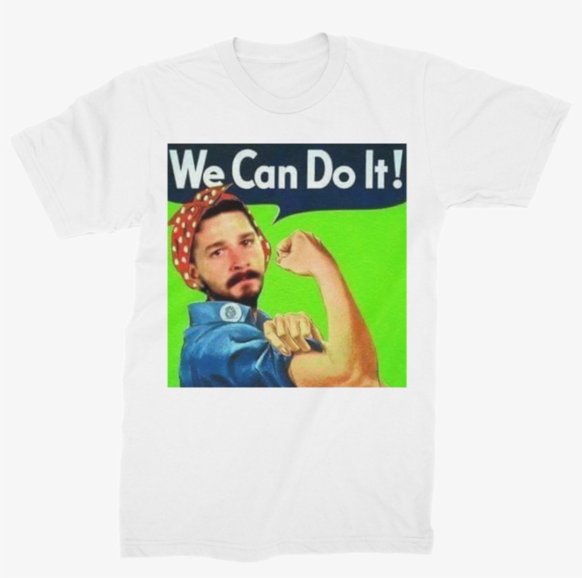 We Can Do It Meme ﻿premium Jersey Men's T-shirt - Couple Costume Rosie The Riveter, transparent png