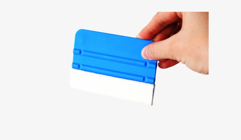 Lithoprotect® Plastic Squeegee Dxra100 With Felt - Wallet, transparent png