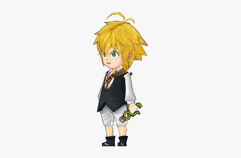 Pocket Knight Meliodas 3d Model - The Seven Deadly Sins, transparent png