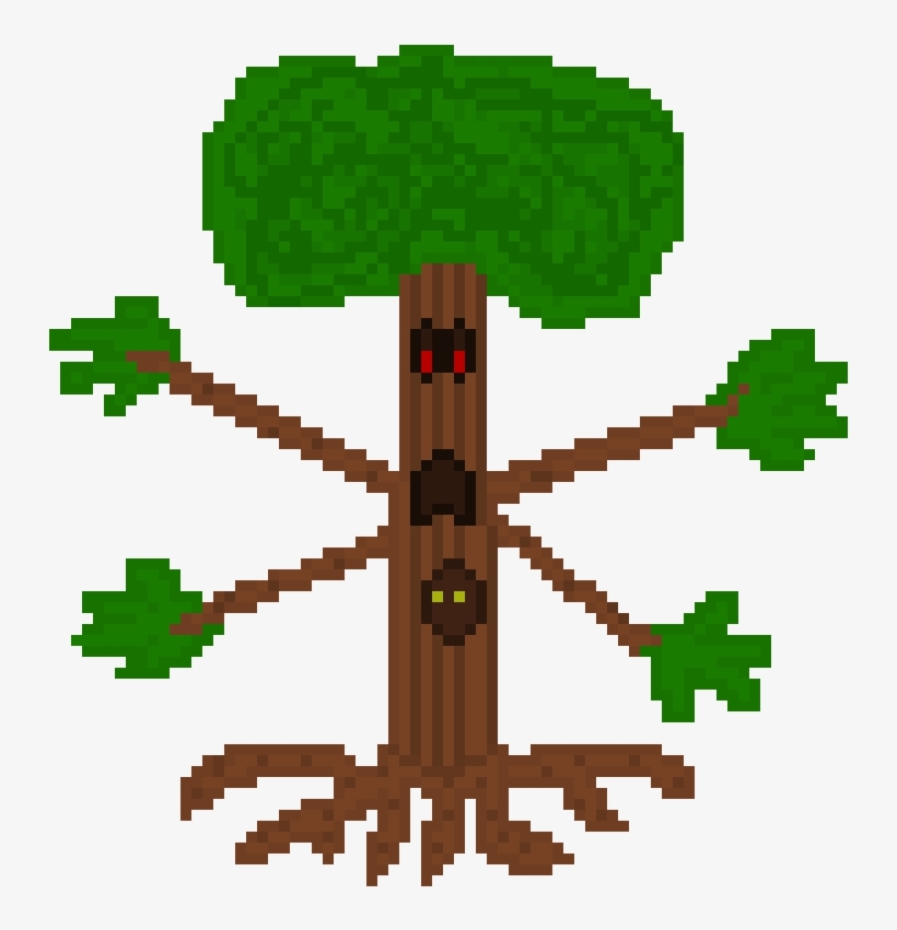 Yggdrasil - Pixel Art, transparent png