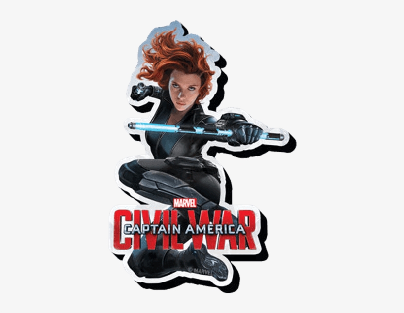 Marvel Civil War Black Widow Magnet - Avengers Cosplay Black Widow Natasha Romanoff Cosplay, transparent png