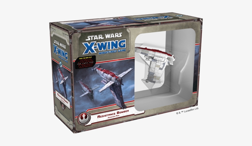 Fantasy Flight Games Star Wars X Wing Resistance Bomber - Resistance Bomber X Wing Miniatures, transparent png