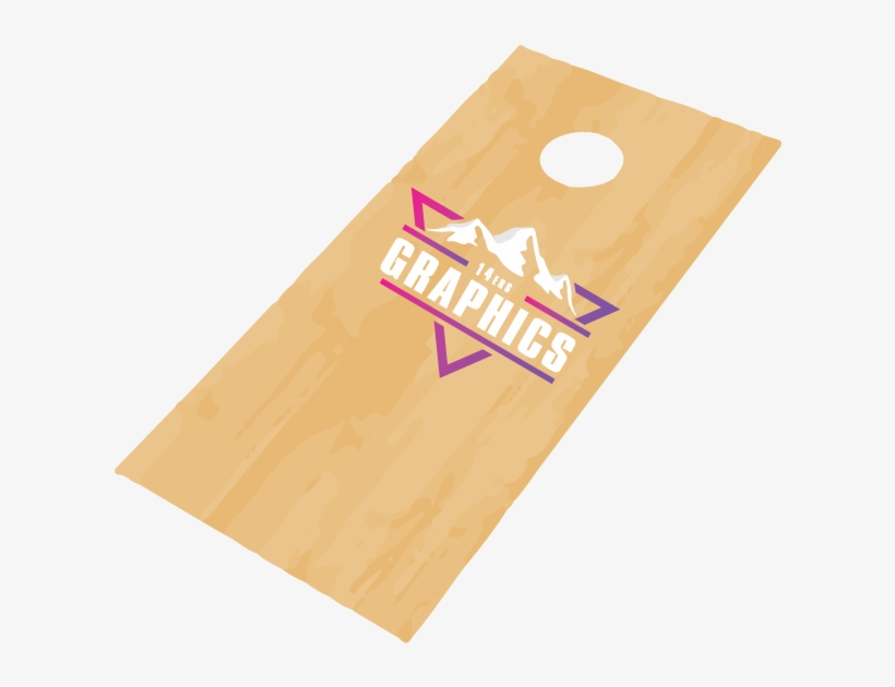 Cornhole Wooden Overlay - Wood, transparent png