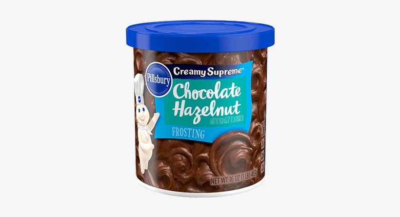 Creamy Supreme® Chocolate Hazelnut Flavored Frosting - Pillsbury Creamy Supreme Chocolate Frosting, transparent png