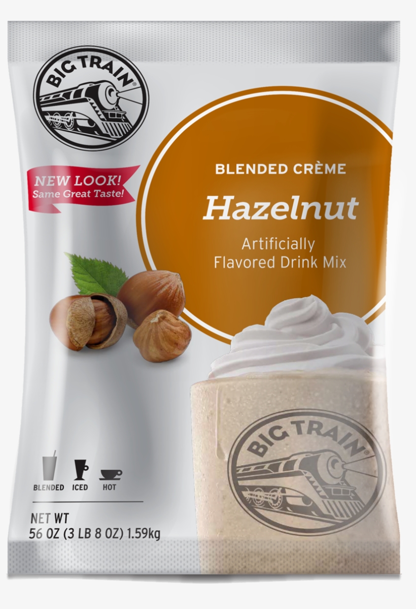 200400 Bc Hazelnutcreme - Big Train Chocolate White Chocolate, transparent png