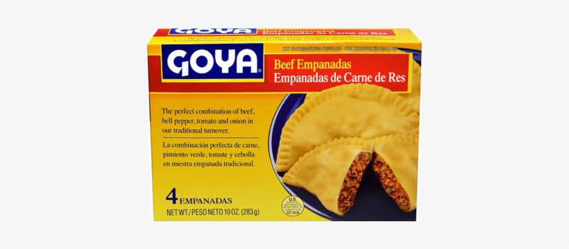 Goya Beef Empanadas, 10 Ounce 12 Per Case - Goya Empanadas, Beef - 4 Count, 9.5 Oz Box, transparent png