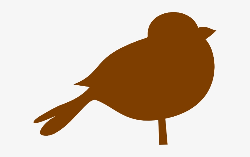 Brown Chubby Bird Svg Clip Arts 600 X 437 Px, transparent png