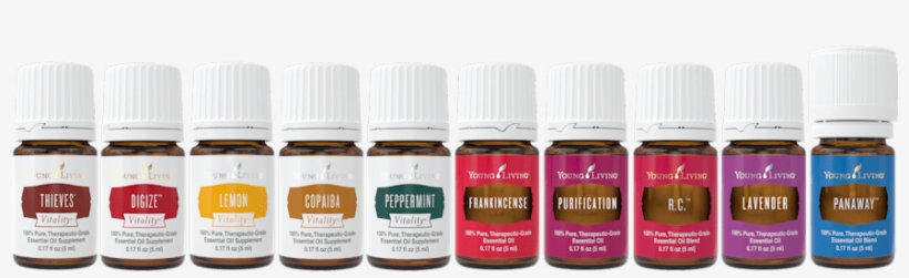 The Healing Power Of Essential Oils - Young Living Starter Kit Oils 2018, transparent png