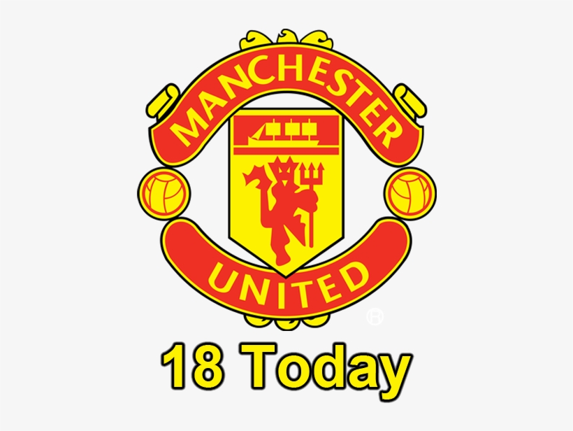 Manchester United 18 Logo, transparent png