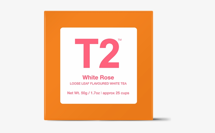 White Rose Loose Leaf Gift Cube - T2 Tea, transparent png
