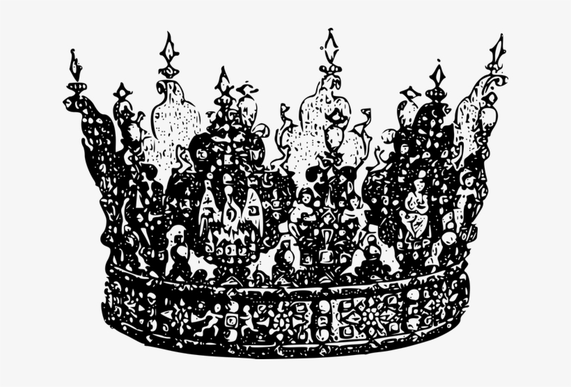 Crown, Jewel, King, Ornate, Queen, Random Badge Ideas - Dark Crown Transparent Background, transparent png