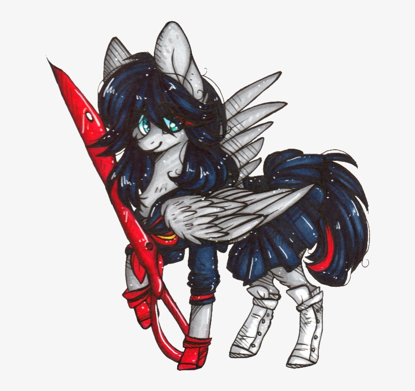 D-dyee, Kill La Kill, Ponified, Ryuko Matoi, Safe, - Cartoon, transparent png