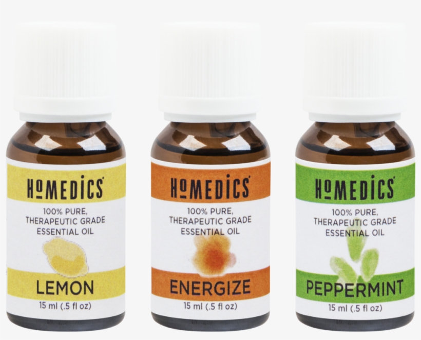 Uplift And Energize Essential Oil Trio - Homedics Essential Oils, transparent png