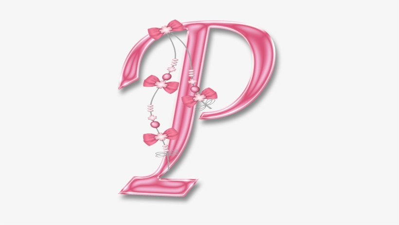 Alfabeto Decorativo Rosas Em Png - Alfabeto Rosa Em Png, transparent png