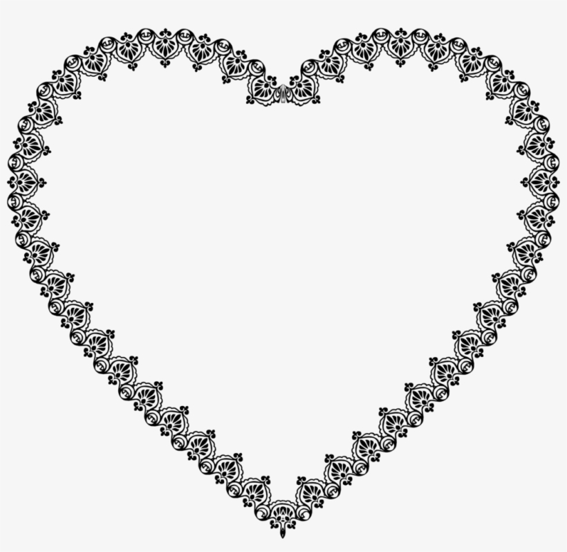 Vintage Frame Extended Heart - قلب طراحی, transparent png