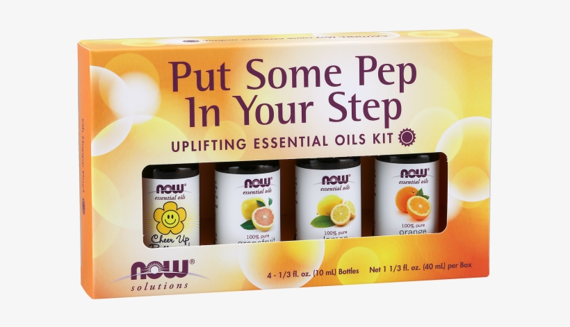 Put Some Pep In Your Step Essential Oil Kit - Now Foods - Put Some Pep In Your Step Uplifting Essential, transparent png