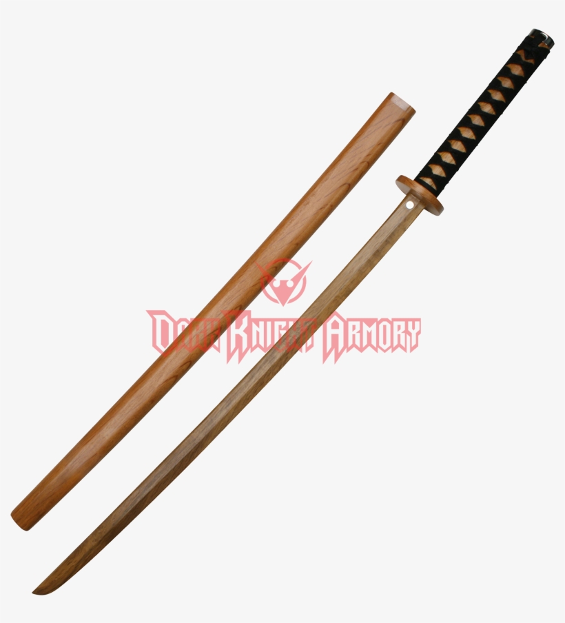 Red Oak Wooden Katana - Katana Made Of Wood, transparent png