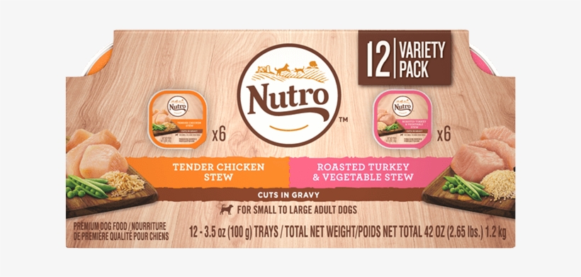Adult Wet Dog Food 12-count Variety Pack Tender Chicken - Nutro Products, Inc. Nutro Natural Choice Small Bite, transparent png