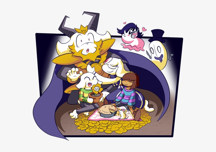 Blargen69 On Twitter - Toriel And Asgore Get Back Together, transparent png