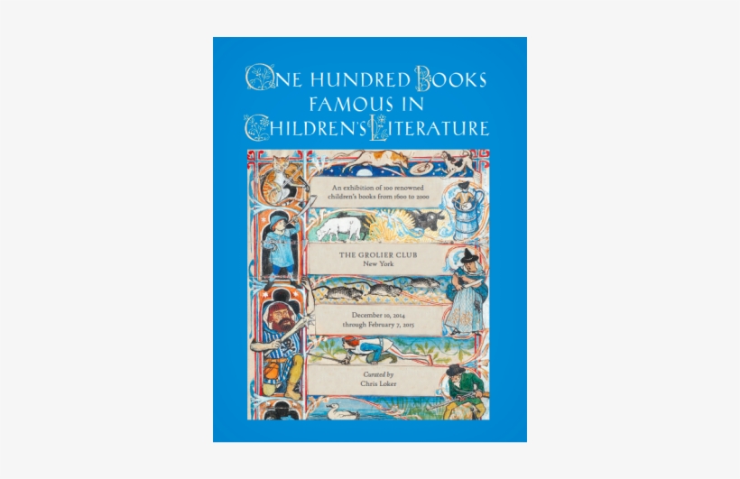 One Hundred Books Famous In Children's Literature - Banner, transparent png