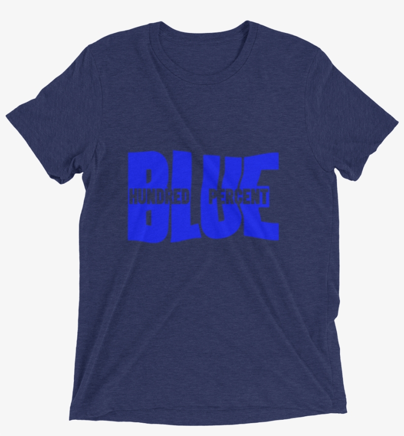 Hundred Percent Blue Flag Style T-shirt - Gifts For Football Fans - Jj Watt - Texans - Nfl, transparent png