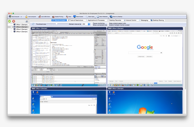 Spy Employee Screens - Net Monitor Employees Pro 3, transparent png