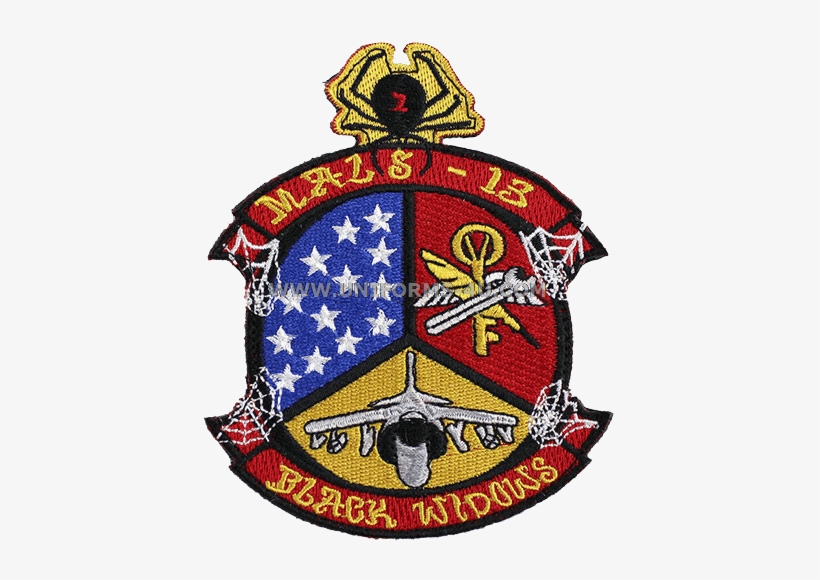 Mals-13 Black Widow Full Color Patch, transparent png
