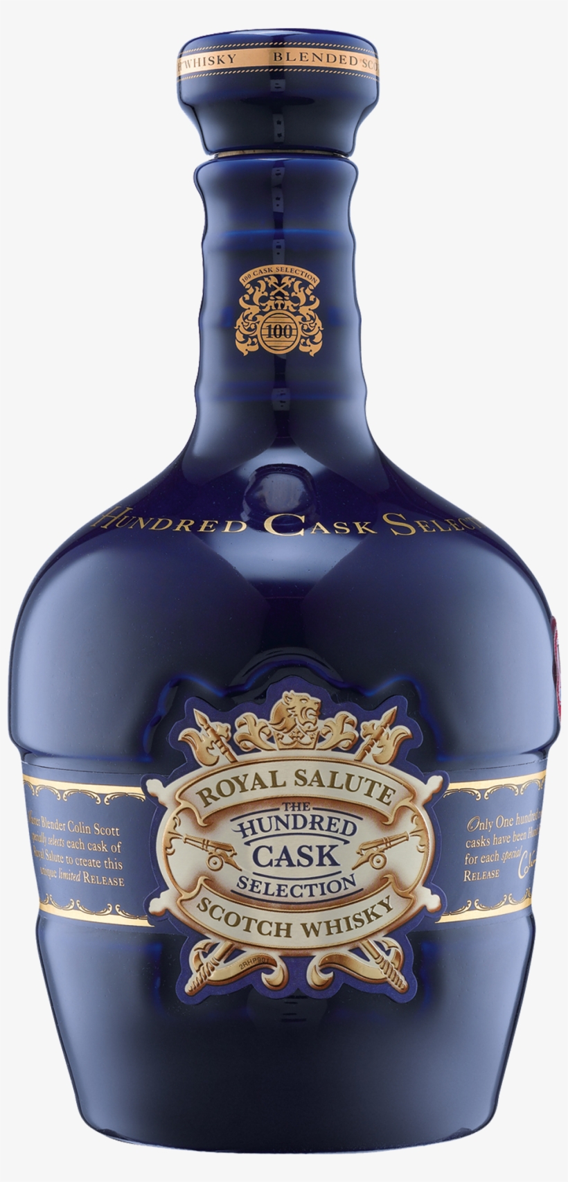 Royal Salute The Hundred Cask Selection Scotch Whisky, transparent png