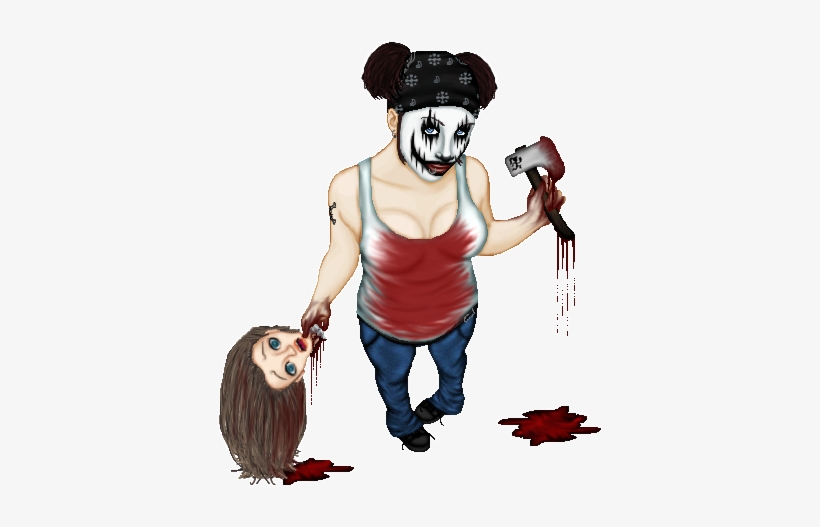 Insane Clown Posse Tattoo Art - Juggalette Face Paint, transparent png
