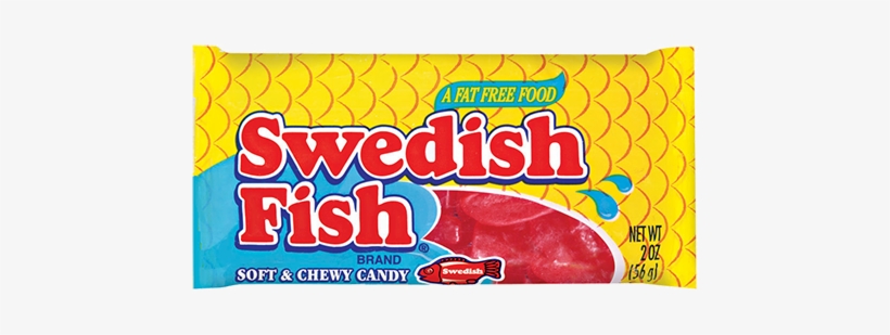 Swedish Fish Soft & Chewy Candy - Swedish Fish Soft & Chewy Candy - 2 Oz Bag, transparent png